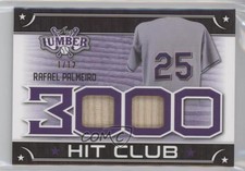 2021 Leaf Lumber The 3000 Hit Club Relics Purple /12 Rafael Palmeiro #3HC-13