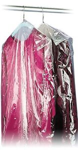 Interplas Gar-38 Clear Dry Cleaning Bags, 38" Length, 21" Width (Case of 663)