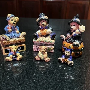 Lot Of BEARWARE POTTERY Porcelain Trinket Box Halloween 🎃thanksgiving + - Picture 1 of 10
