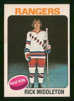 RICK MIDDLETON 1975-76 O-PEE-CHEE 75-76 NO 37 EX+     66870 - Image 1 of 2