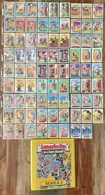 2006 TOPPS GARBAGE PAIL KIDS ANS5 ALL NEW SERIES 5 BASE 80 CARD SET WITH BINDER! - Image 1 of 4