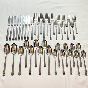 Vintage Konvolut 42 Teile Amefa Holland Edelstahl Besteck Service für 7 + Extras - Bild 1 von 10