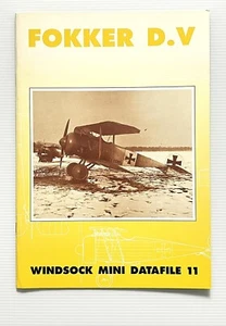 Fokker D.V by PM Grosz WWI German Aircraft Windsock Mini Datafile 11 PB 1997 - Picture 1 of 7