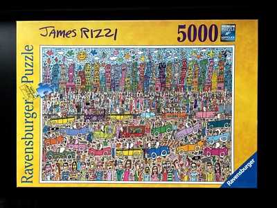 Ravensburger Rare Jigsaw Puzzle 5000 Pieces - James Rizzi ,Rizzy City - Image 1 of 2
