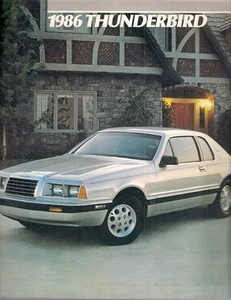 Ford Thunderbird 1986 Canadian Market Sales Brochure Elan Turbo Coupe - Picture 1 of 1