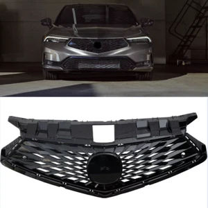 Parrilla superior del parachoques delantero negra para Acura Integra 2023-2024 - Imagen 1 de 10
