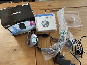 Garmin Forerunner 110 watch  heart monitor straps charge lead UNTESTED