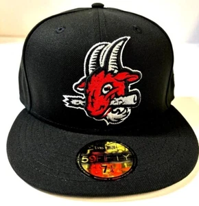 Hartford Yard Goats MILB NE Fitted Hat~Black - Picture 1 of 5