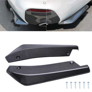 For Honda Civic Si Accord Carbon Fiber Rear Bumper Lip Diffuser Splitter Canard - Picture 1 of 9