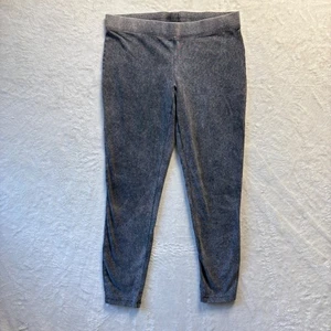 Leggings Express Donna Tg Media Grigio Lavaggio Pull On Morbido Salotto - Foto 1 di 10