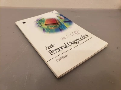 Vintage Apple Personal Diagnostics User's Guide Manual Booklet - Image 1 of 2