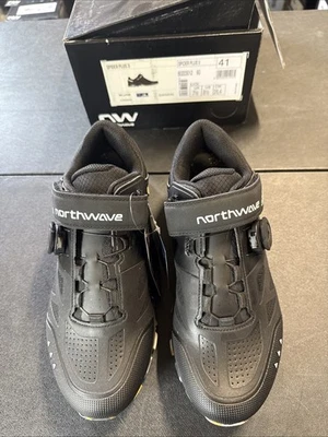 Northwave Spider Plus 3 男式休闲 MTB 骑行鞋 US 8.5 欧元 41 (9419-197 — 第 1/4 张图片