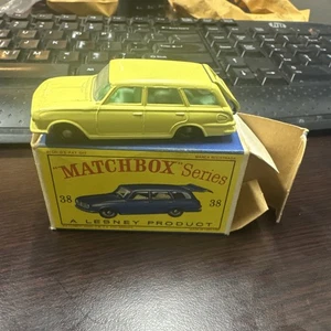 Vintage Lesney Matchbox Yellow Vauxhall Victor Estate Car Station Wagon #38 - Picture 1 of 22