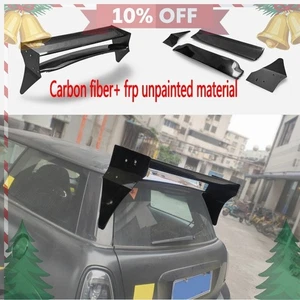 For Mini Cooper S R56 Carbon Fiber + FRP Unpainted Rear Roof Spoiler Wing Trim - Picture 1 of 12