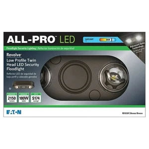ALL-PRO LED REV250F SECURITY FLOOD LIGHT 5000k DAYLITE BRONZE Brown Wall Ceiling - Picture 1 of 1