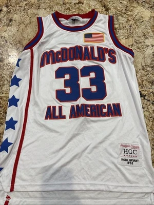 Headgear Classics Kobe Bryant McDonald’s All American jersey #33 Men’s Sm white - Image 1 of 4