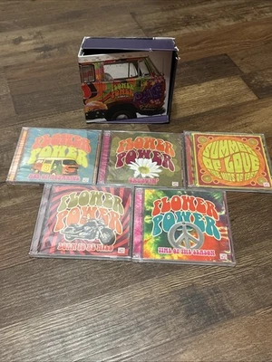 Flower Power - The Music of the Love Generation (Music CD) 5 cds, 10 disc, Time/ - Image 1 of 4