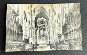Postcard: RPPC Tuck Durham Cathedral The Choir ~ Durham, England - Picture 1 of 2