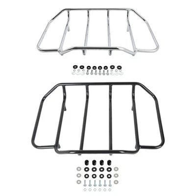 Chrome/Black Trunk Top Luggage Rack Fit For Harley Touring Touring 1984-2024 23 - Image 1 of 4