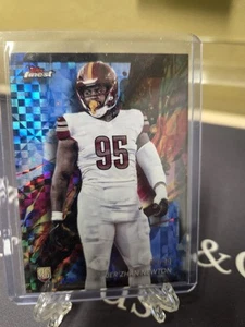 2024 Topps Finest Jer'zhan Newton #55 Blue Checkerboard Refractor A1H - Picture 1 of 3