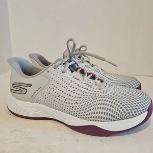 Skechers Viper Court Reload White Womens Athletic Pickleball Sneakers Size 9 - Picture 1 of 9