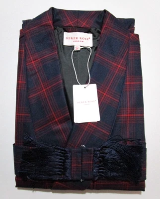 DEREK ROSE MENS DRESSING GOWN - LARGE - WORSTED WOOL - RRP. £495 - YORK 40 - Image 1 of 4