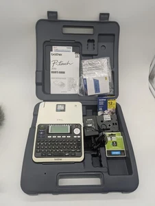 Brother Label Printer P-touch 2030 With Case And Tapes Labelling Machine - Picture 1 of 10