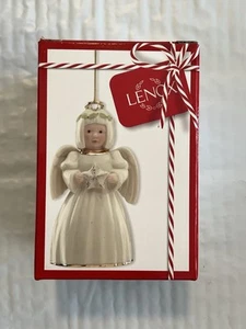Lenox Holiday Cheer Angel Ornament 3.5" Sku# 884414 Ivory/Gold NIB - Picture 1 of 4
