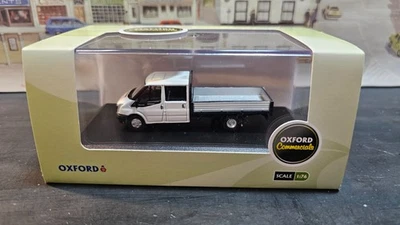 76TPU005 Oxford Diecast 1:76 Scale Ford Transit Dropside (White) - Image 1 of 4