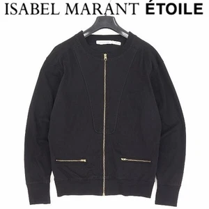 ISABEL MARANT ETOILE Cotton Zip Blouson Jacket Black 38 - Picture 1 of 6