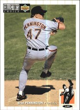 1994 Collector's Choice Baltimore Orioles Baseball Card #227 Brad Pennington