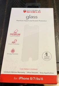 ZAGG INVISIBLE SHIELD Glass Screen Protector for iPhone SE 2020/2022 / 8  (4.7") - Picture 1 of 1