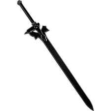 Medieval Sword, Rapier for Fantasy Cosplay, One Handed, 42" Black, Silver, Gray