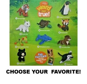 McDonald's 2018 National Geographic Weird but True Plush Animals-Pick Your Fav!