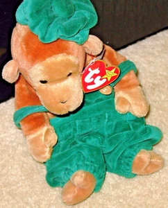 Ty Beanie Baby 95 BONGO W/Tags Un-Numberedl/PVC Sz:8" w/added handmade clothes - Picture 1 of 6