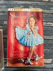 Shirley Temple Family Favorites Triple Pack 3 Movie Collection VHS - Picture 1 of 13