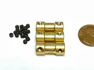 3 Pieces 2mm x 3mm 2x3 Motor Coupling Coupler Drive Shaft Connector boat rc A39 - Picture 1 of 3