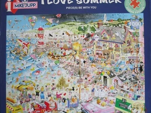 Gibsons Puzzle 1000 Teile I Love Summer von Mike Jupp 100% vollständig - Bild 1 von 3