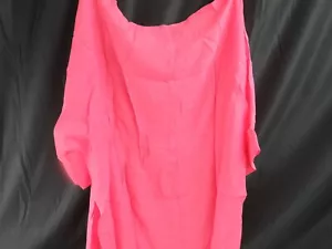 Abito Chic Rosa e Beige - Donna Taglia Large - Foto 1 di 13