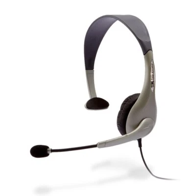 Cyber Acoustics AC-840 USB Mono Internet Communications Headset with Boom Mic  - Image 1 of 2