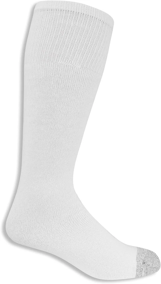 Fruit Of The Loom Work Gear Тяжелые Трубчатые Носки Сделано в США 6 Упаковок Белые Трудно найти - Изображение 1 из 1