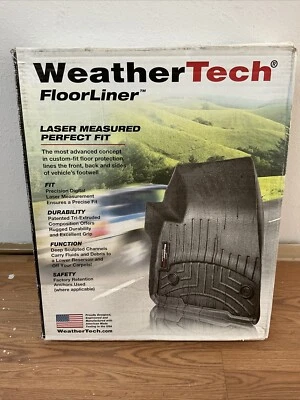 Weathertech para Ford F-150 4 puertas, segunda fila alfombrilla negra (446973) (2015-19) Foto 1 de 3