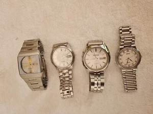 Relojes de pulsera japoneses Seiko 5 y 5 Actus Seiko Spirit Quarts años 70 - Imagen 1 de 50