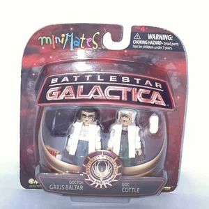 Minimates Battle Star Galactica Wave 4 "Doctor Gaius Baltar & Doc Cottle" NEW - Picture 1 of 5