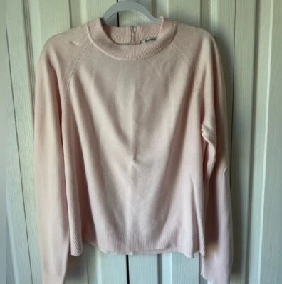 Vintage Hampshire Studio Pastel Pink Sweater Size Large Classy Dress Victorian - Image 1 of 4