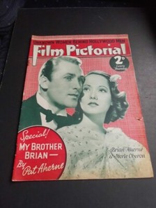 FILM PICTORIAL (1937) UK mag BRIAN AHERNE, MERLE OBERON, JOAN BENNETT       