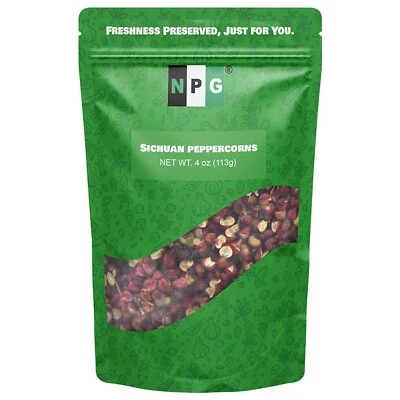 NPG Premium Sichuan Red Peppercorns 4 Oz, A Mouth-numbing Szechuan Spices - Image 1 of 4