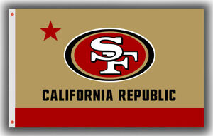 San Francisco 49ers California Republic Football Flag 90x150cm 3x5ft Best banner