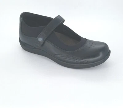 2432 Drew Mujer Rosa Negro Strech Cuero Mary Jane Talla 10 EE. UU. Foto 1 de 4