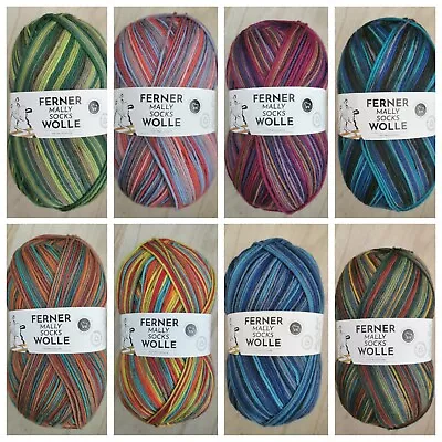 FERNER WOLLE FERNER - MALLY SOCKS WOLLE - 150g - LL 450m - 4fädig - (€8,66/100g)